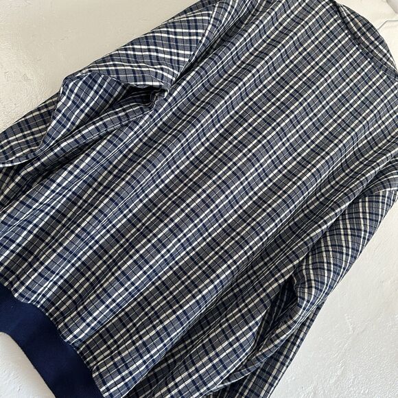 Vintage Adolfo Sport Jacket Lightweight Golf Plaid Women XL - Picture 6 of 8